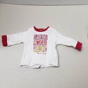 American Girl Doll Shirt 'Peace Love Joy'